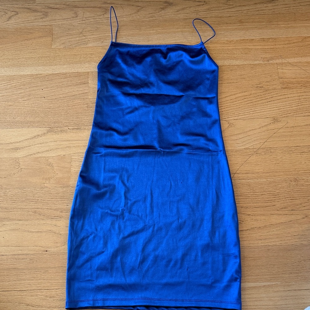 H&M Vibrant Blue Mini Dress